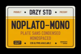 Noplato Demo Font