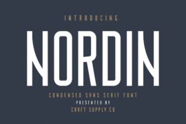 Nordin Free Font