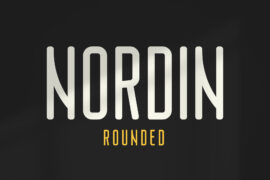 Nordin Rounded Free Font