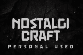 Nostalgi Craft Font