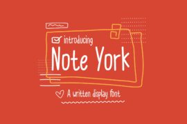 Note York – Demo Font