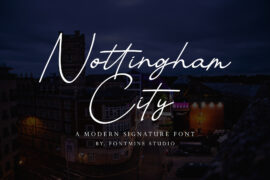 Nottingham City Demo Font