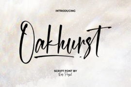 Oakhurst Demo Font