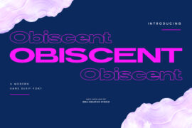 Obiscent Personal Use Font