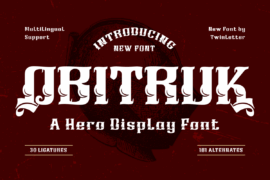 OBITRUK Trial Font