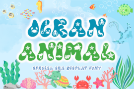 Ocean Animal Font