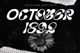 October 1892 Demo Font