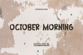 October Morning Demo Font
