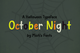October Night Font