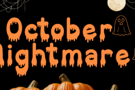 October Nightmare Font
