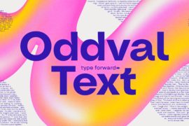 Oddval Text Font Family