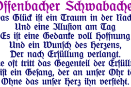 OffenbacherSchwabacherCAT Font