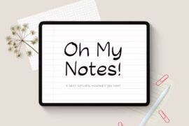 OhMyNotes Font