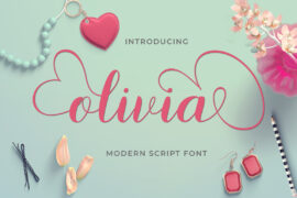 Olivia Script Font