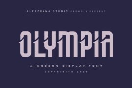 Olympia Font