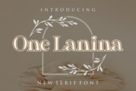 One Lanina Font Font
