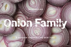 Onion Family Font Font