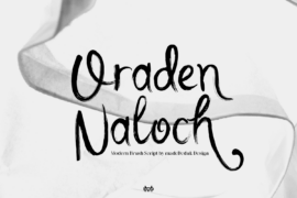 Oraden Naloch Demo Font