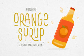 Orange Syrup Font