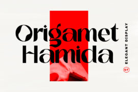Origamet Hamida Font