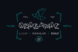 ORIGAMIC Font Family