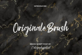 Originale Brush Demo Font