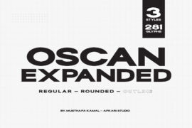 Oscan Expanded Font Family