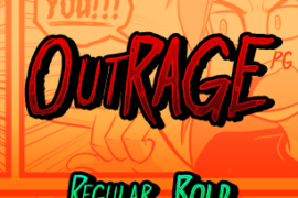 Outrage PG Font Family