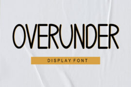OVERUNDER – Personal Use Font