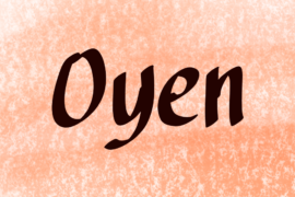 Oyen Font