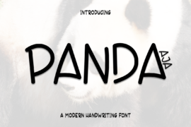 PANDA AJA Font