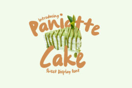 Paniatte Cake – Demo Font