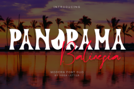 Panorama Balinesia Font Family