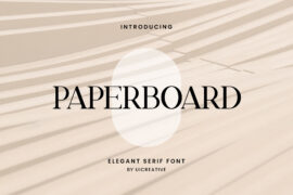 Paperboard Font