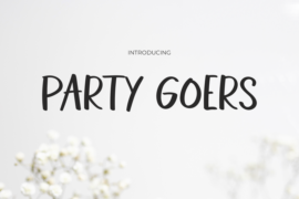 PARTY-GOERS Font