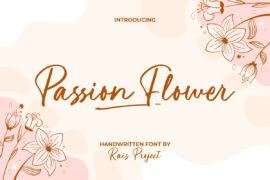 Passion Flower Demo Font