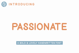 Passionate Font