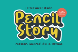 Pencil Story Font