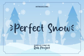 Perfect Snow Demo Font