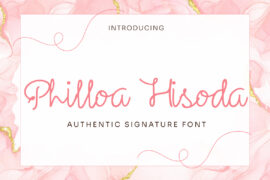 Philloa Hisoda Font