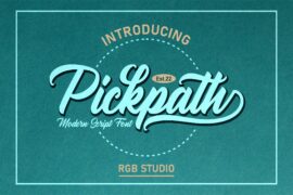 Pickpath Font