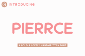 Pierrce Font