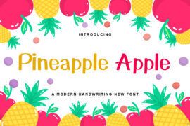 Pineapple Apple Font Font