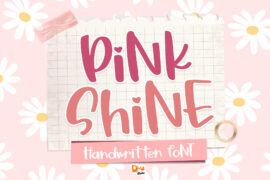 Pink Shine Font