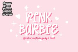 PinkBarbie Font