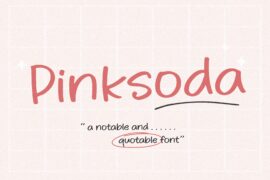 Pinksoda Font