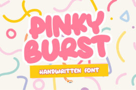 Pinky Burst Font