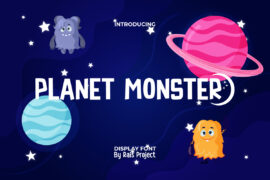 Planet Monster Demo Font
