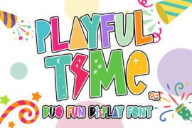 Playful Time Star Font