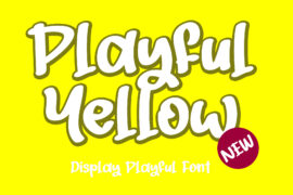 Playful Yellow – Personal Use Font